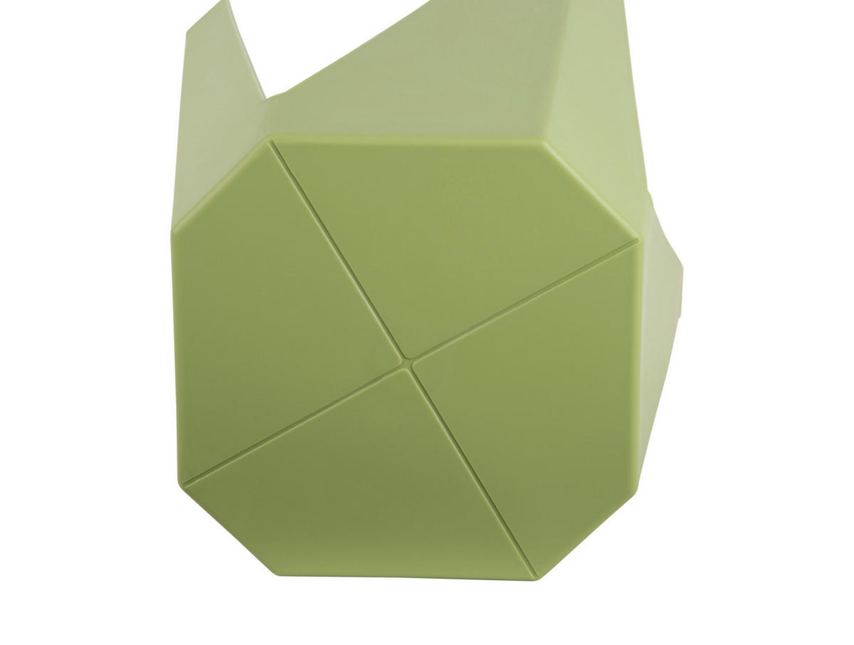 STAPELHOCKER Salbeigrün  - Salbeigrün, Basics, Kunststoff (29/47cm) - Leitmotiv