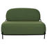 SOFA Flachgewebe Grün - Schwarz/Grün, Trend, Textil/Metall (71.5/125/77cm) SOFA Flachgewebe Grün - Schwarz/Grün, Trend, Textil/Metall (71.5/125/77cm)