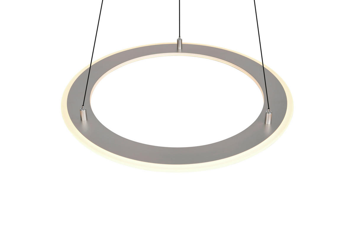 LED-HÄNGELEUCHTE  72,5/180 cm    - Nickelfarben, Design, Metall (72,5/180cm) - Trio Leuchten