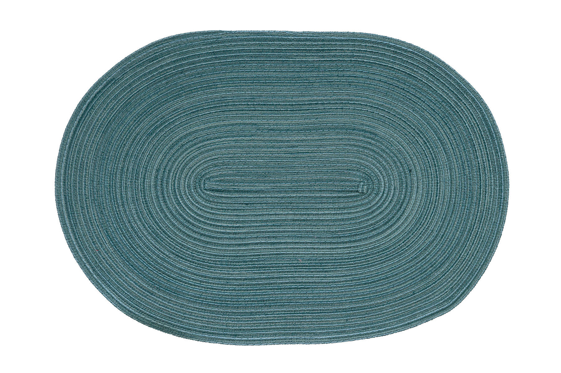 TISCHSET Basic Textil Textilgeflecht Petrol, Dunkelgrün 48/33 cm  - Dunkelgrün/Petrol, Basics, Textil (48/33cm)