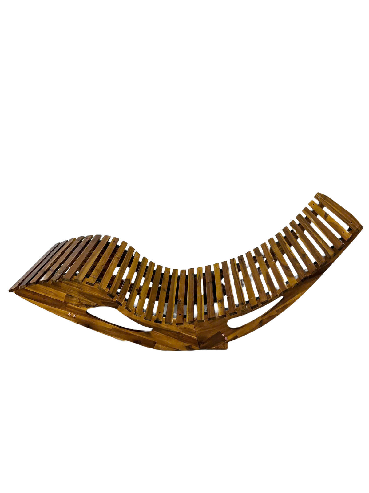 SCHAUKELLIEGE  - Akaziefarben, Basics, Holz (156/60/72cm)