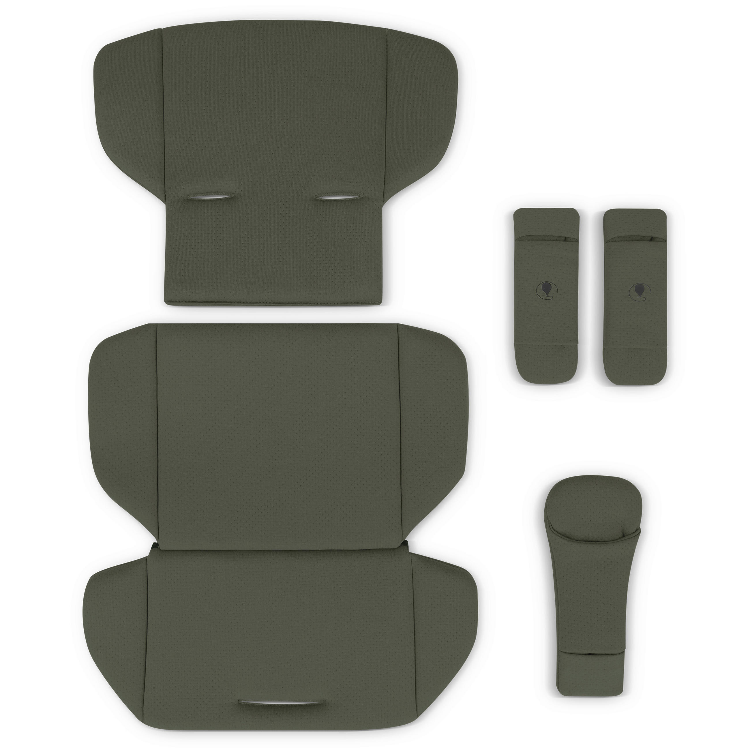 KINDERWAGENEINLAGE - Olivgrün, Basics, Textil (42/31/7cm) - ABC Design