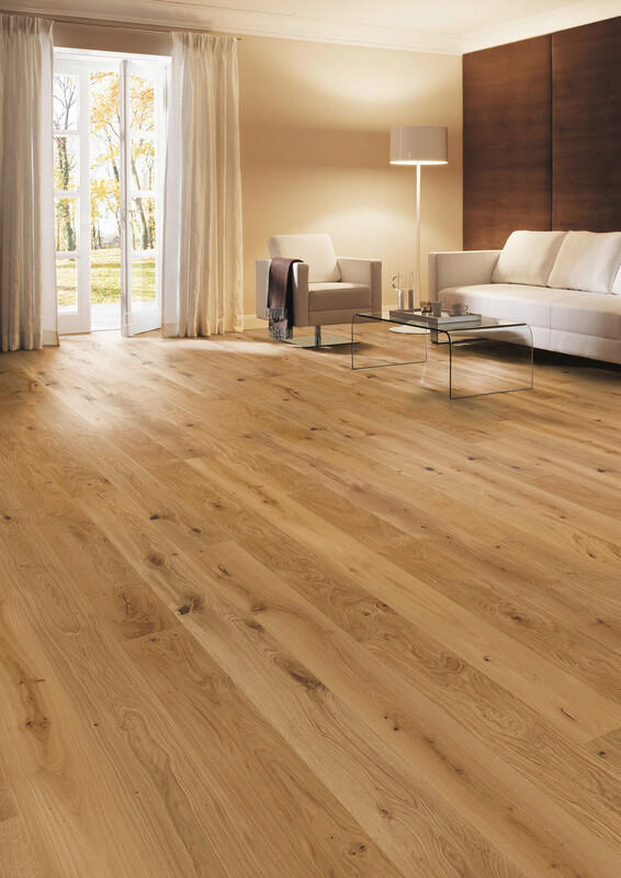 LANDHAUSDIELE, Eiche Mattlack  per  m² - Eichefarben, LIFESTYLE, Holz (170,5/17,6/1,2cm) - Waldwelt