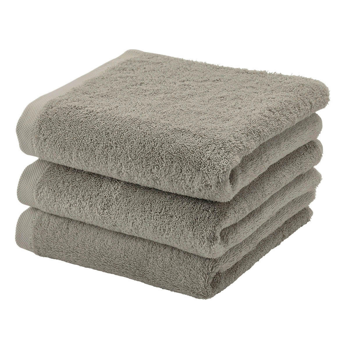 HANDTUCH LONDON Olivgrün  - Olivgrün, Basics, Textil (55/100cm) - Aquanova