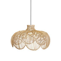 AUßENHÄNGELEUCHTE Belle 43/24/43 cm  - Beigebraun, Natur, Naturmaterialien (43/24/43cm) - PR Home