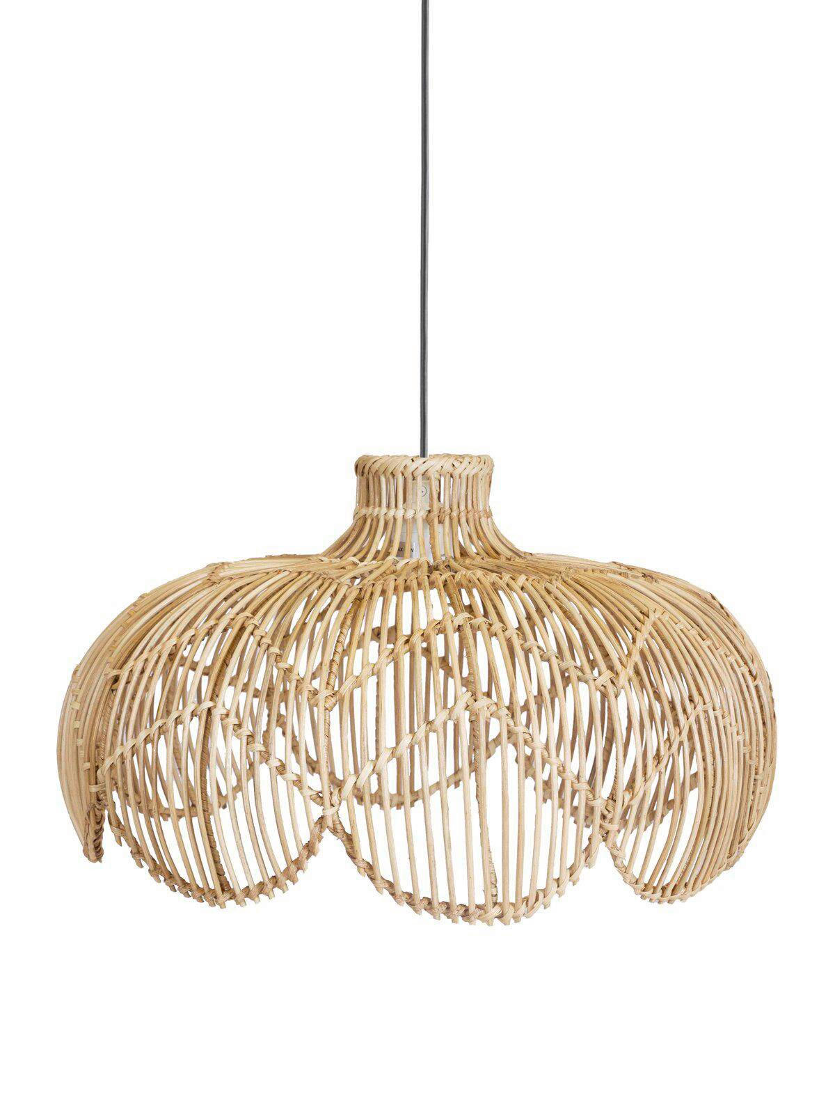 AUßENHÄNGELEUCHTE Belle 53/32/53 cm  - Beigebraun, Natur, Naturmaterialien (53/32/53cm) - PR Home