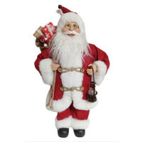 Moș Crăciun - multicolor, Lifestyle, plastic/lemn (28,5/61,5/19,5cm) - X-Mas