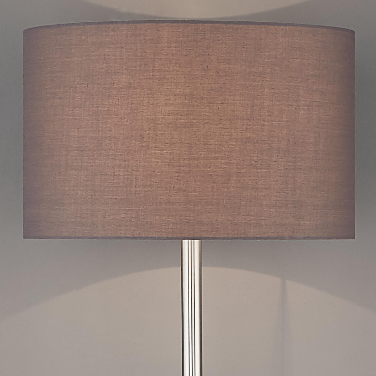STOJACIA LAMPA, 40/170 cm  - sivá/niklová, Konventionell, kov/textil (40/170cm) - Trio Leuchten