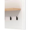 GARDEROBE 4-teilig  in 175/194,5/41 cm  - Weiß/Eiche Artisan, Basics, Holzwerkstoff (175/194,5/41cm) - Carryhome