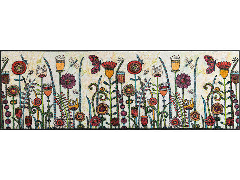 KÜCHENLÄUFER 60/180 cm Sonnentag Multicolor  - Multicolor, Trend, Kunststoff/Textil (60/180cm) - wash+dry