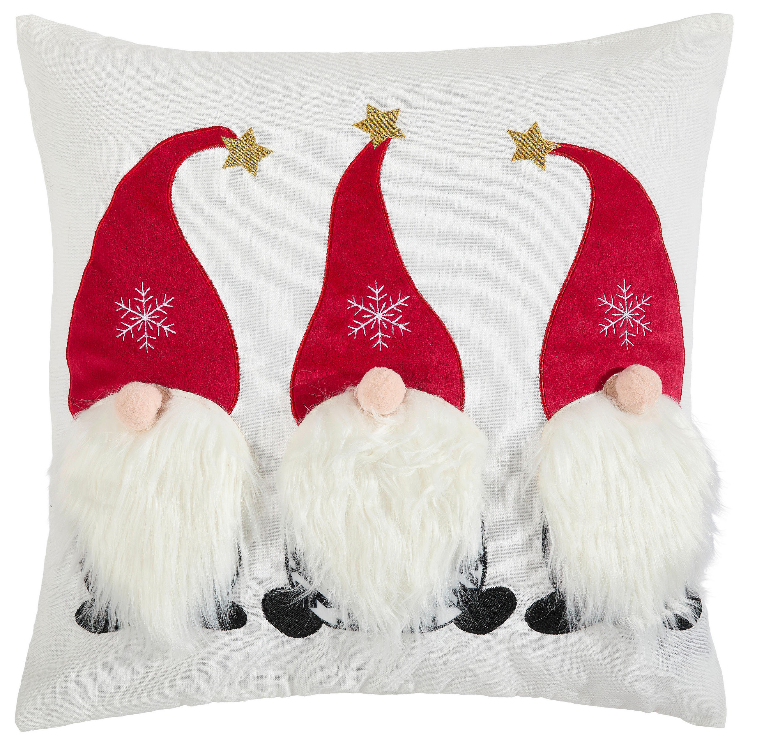 KISSENHÜLLE 50/50 cm  - Weiß, Textil (50/50cm) - X-Mas