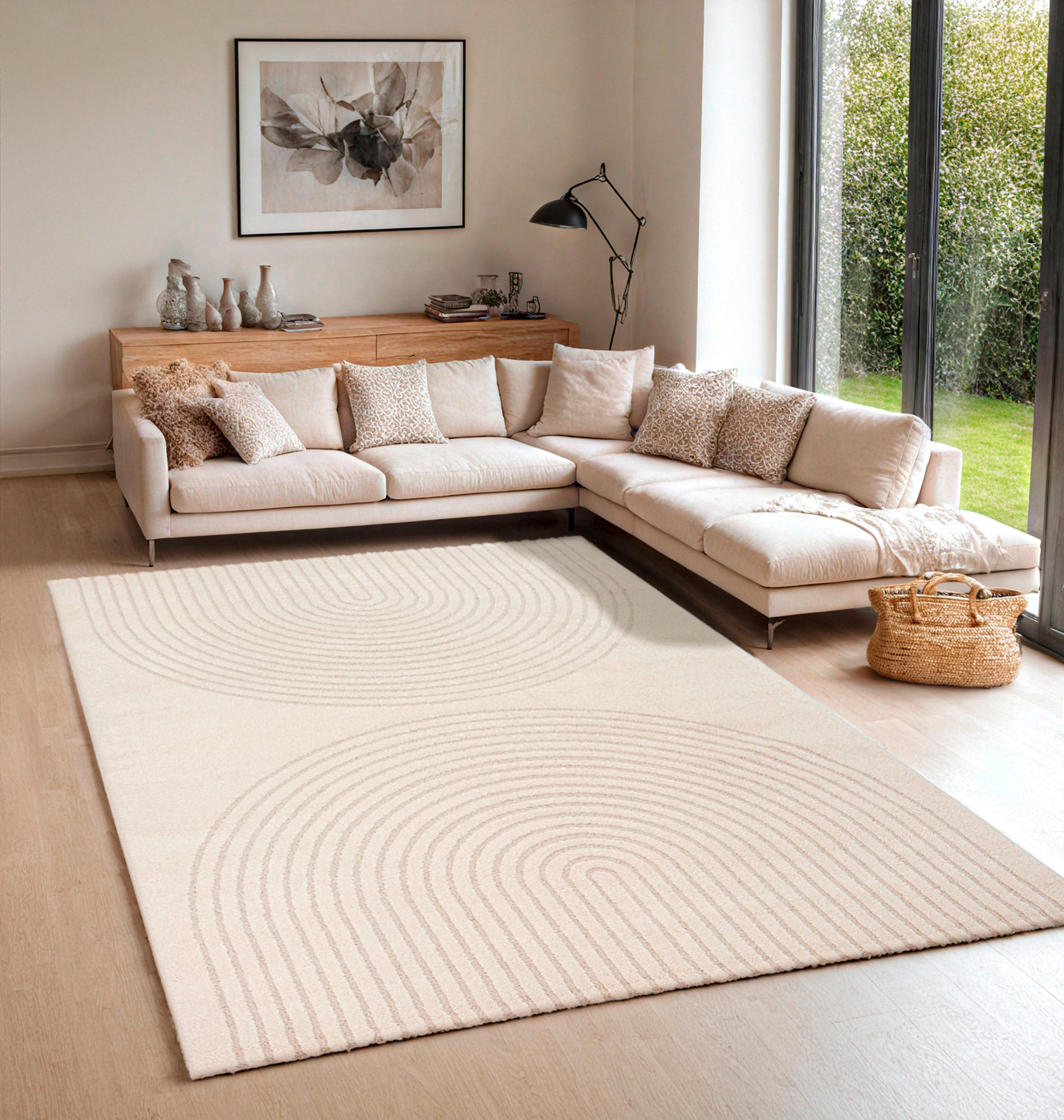 WEBTEPPICH 200/280 cm Eclipse Creme  - Creme, Basics, Textil (200/280cm) - Novel