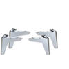 FUSSSET  12 cm  - Alufarben, Kunststoff (12cm) - Hom`in