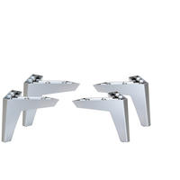 FUSSSET  12 cm  - Alufarben, Kunststoff (12cm) - Hom`in