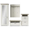 GARDEROBE 4-teilig  in 275/206,6/51,2 cm  - Eichefarben/Pinienfarben, Basics, Holzwerkstoff (275/206,6/51,2cm) - SetOne by Musterring