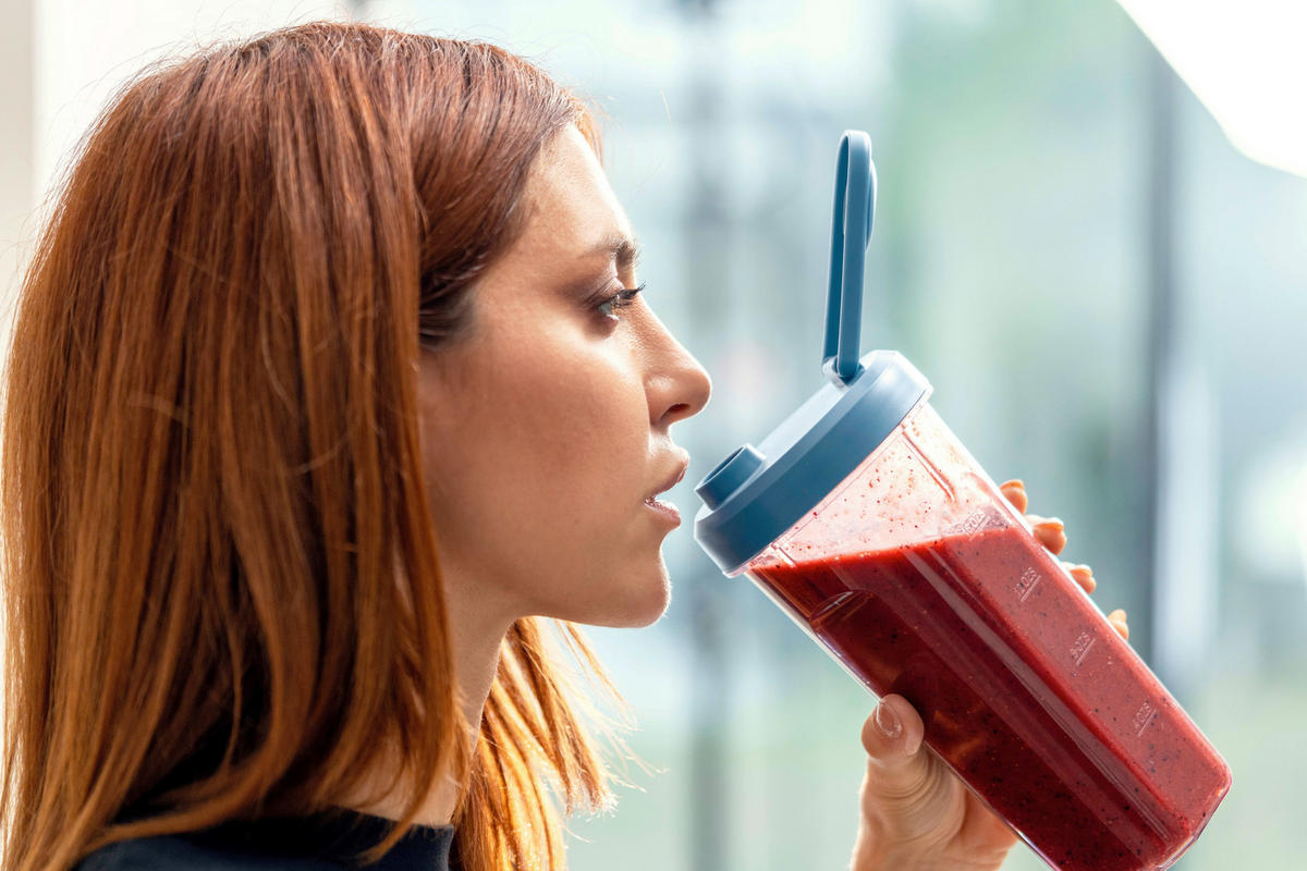 STANDMIXER ON THE GO  - Pastellblau, Basics, Kunststoff (300ml) - GUZZINI