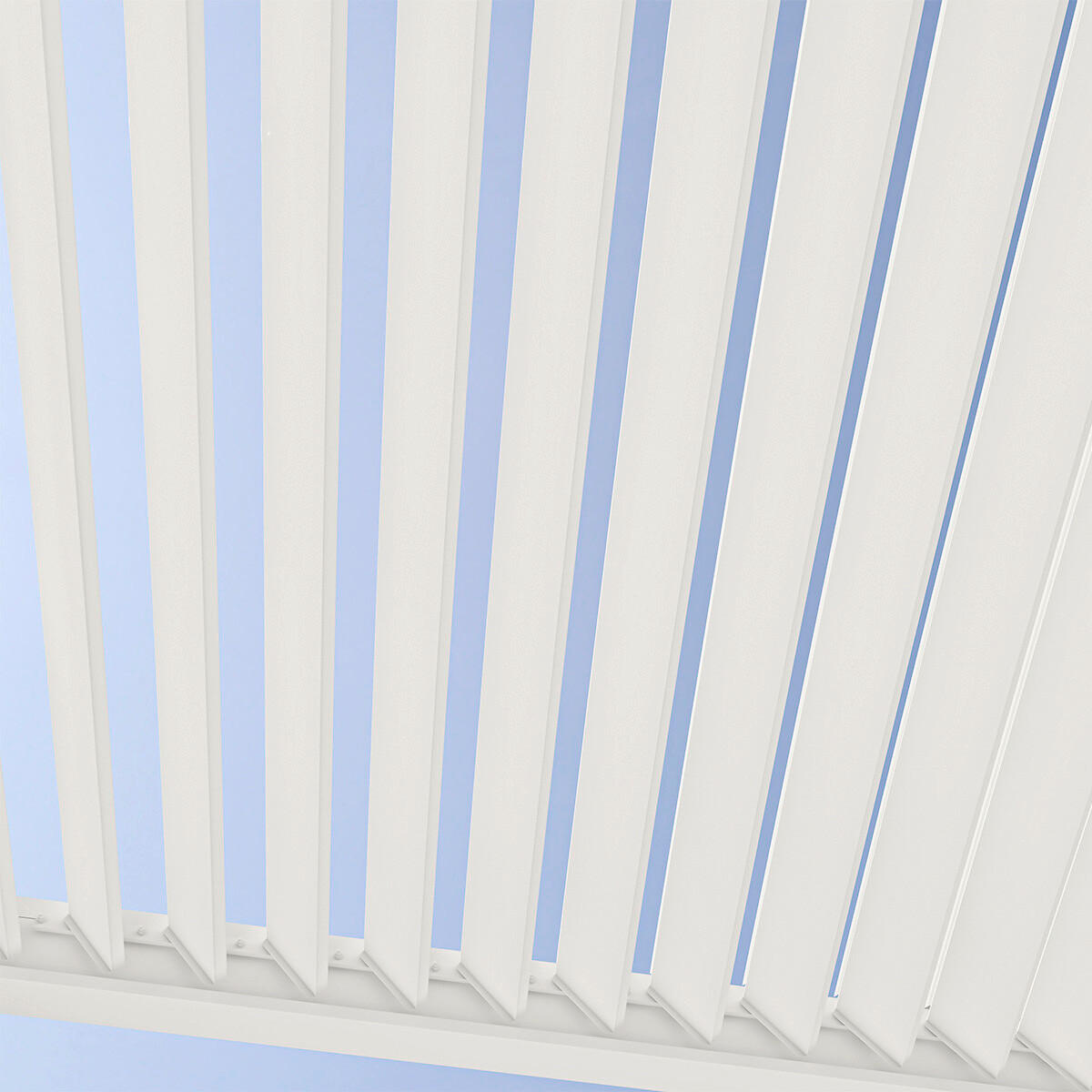 PERGOLA 360/255/530 cm   - Weiß Hochglanz, Basics, Metall (360/255/530cm) - Gardenson