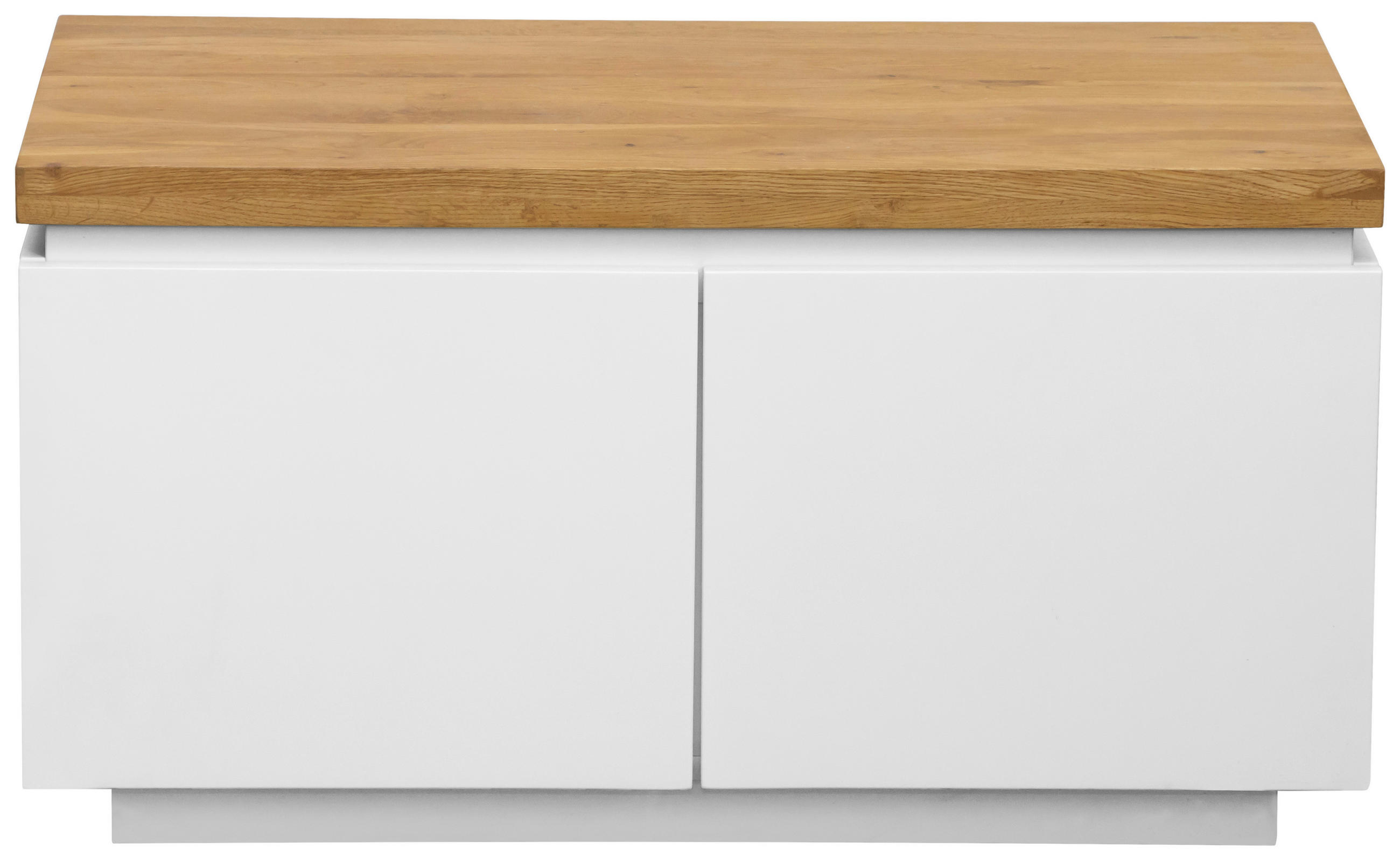 GARDEROBENBANK  in 80/43/41,5 cm  - Eichefarben/Weiß, KONVENTIONELL, Holz (80/43/41,5cm) - Novel