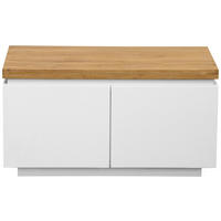 GARDEROBENBANK  in 80/43/41,5 cm  - Eichefarben/Weiß, KONVENTIONELL, Holz (80/43/41,5cm) - Novel