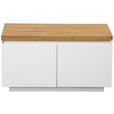 GARDEROBENBANK  in 80/43/41,5 cm  - Eichefarben/Weiß, KONVENTIONELL, Holz (80/43/41,5cm) - Novel
