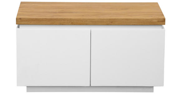 GARDEROBENBANK  in 80/43/41,5 cm  - Eichefarben/Weiß, KONVENTIONELL, Holz (80/43/41,5cm) - Novel