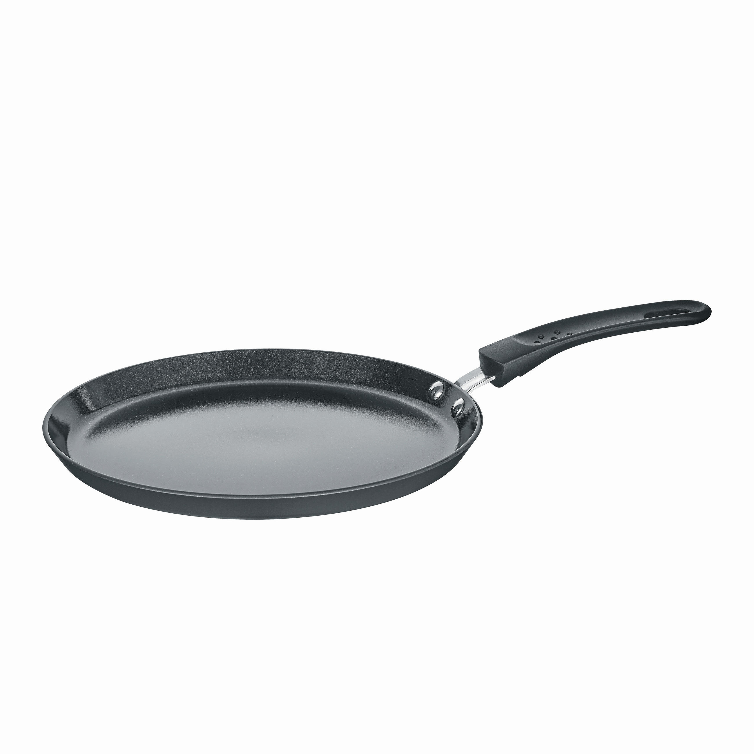 CREPESPFANNE 24 cm Keramikbeschichtung  - Schwarz, Basics, Metall (24cm) - Berndes