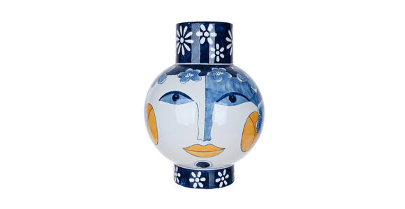 VASE 33.5 cm  - Blau, Design, Keramik (25,5/33cm) - Ambia Home