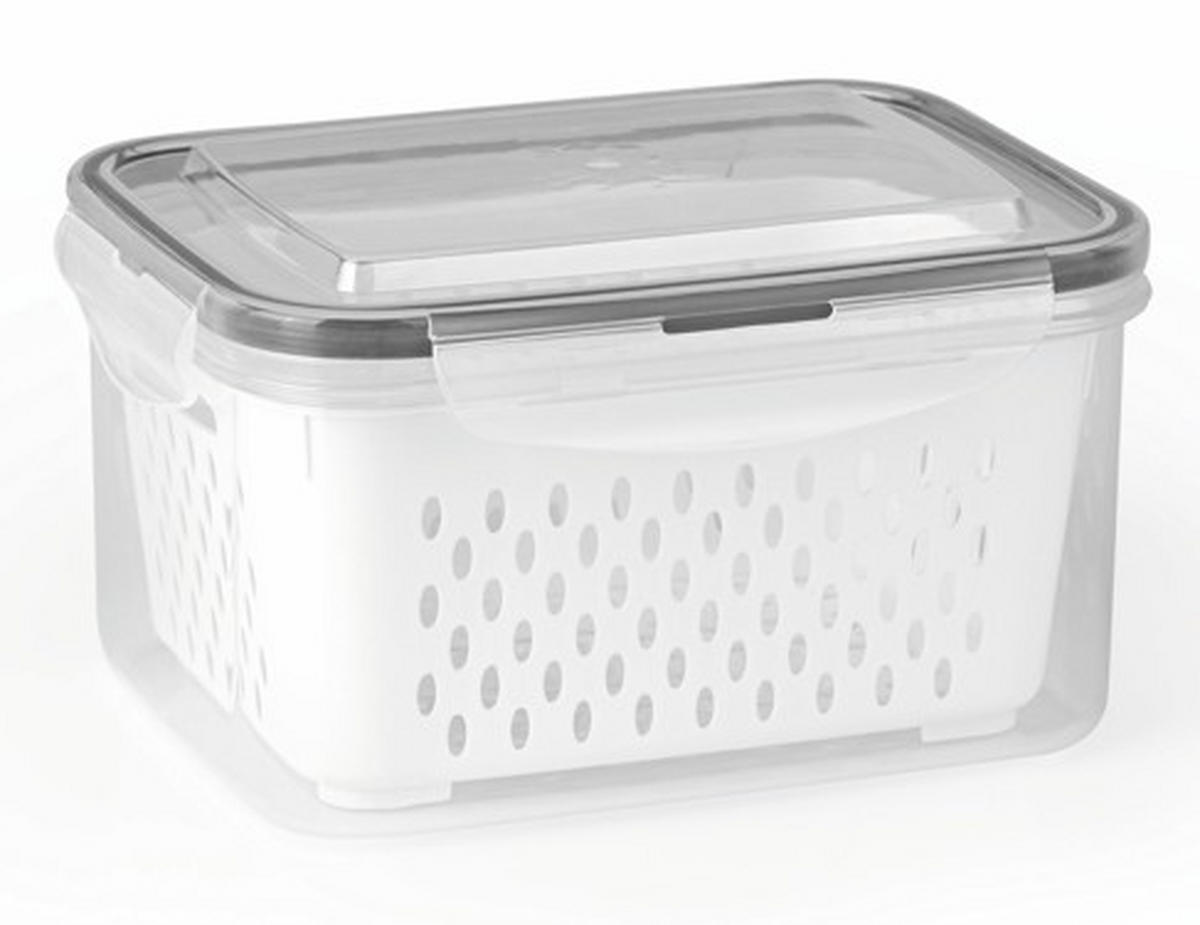 FRISCHHALTEDOSENSET GOURMETmaxx 12-teilig  - Transparent/Grau, Basics, Kunststoff (23,5/19/13cm)