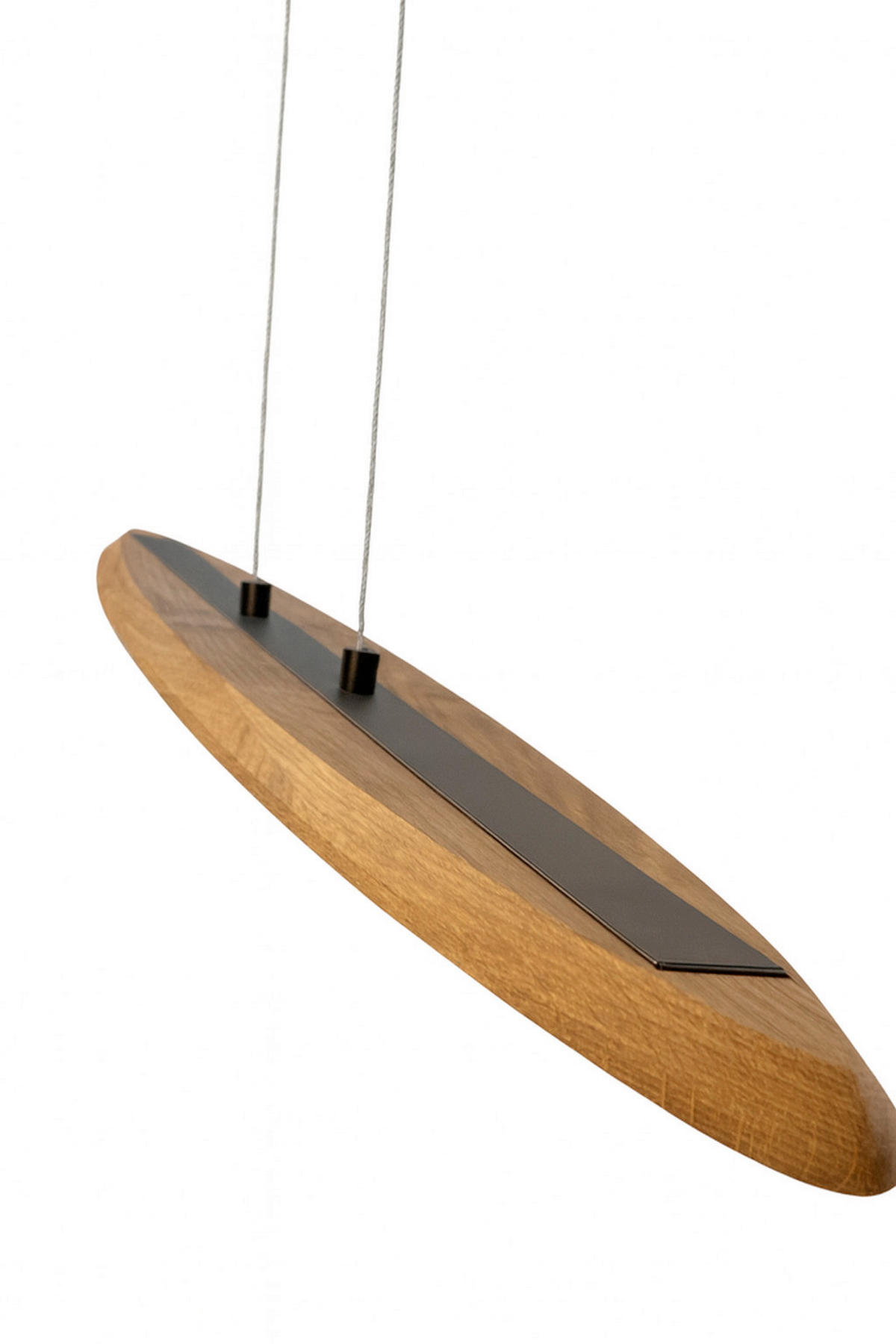 LED-HÄNGELEUCHTE 118/10/165 cm  - Eichefarben, Natur, Holz/Metall (118/10/165cm) - Waldwelt