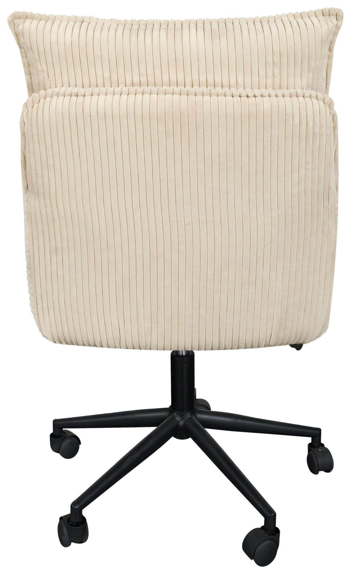 STOLICA OKRETNA  crna, bež  metal, tekstil  - bež/crna, Moderno, metal/tekstil (58,5/88/95/63cm) - Livetastic