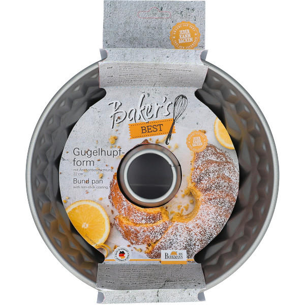 GUGELHUPFFORM  - Silberfarben, KONVENTIONELL, Metall (23/11/23cm) - Birkmann