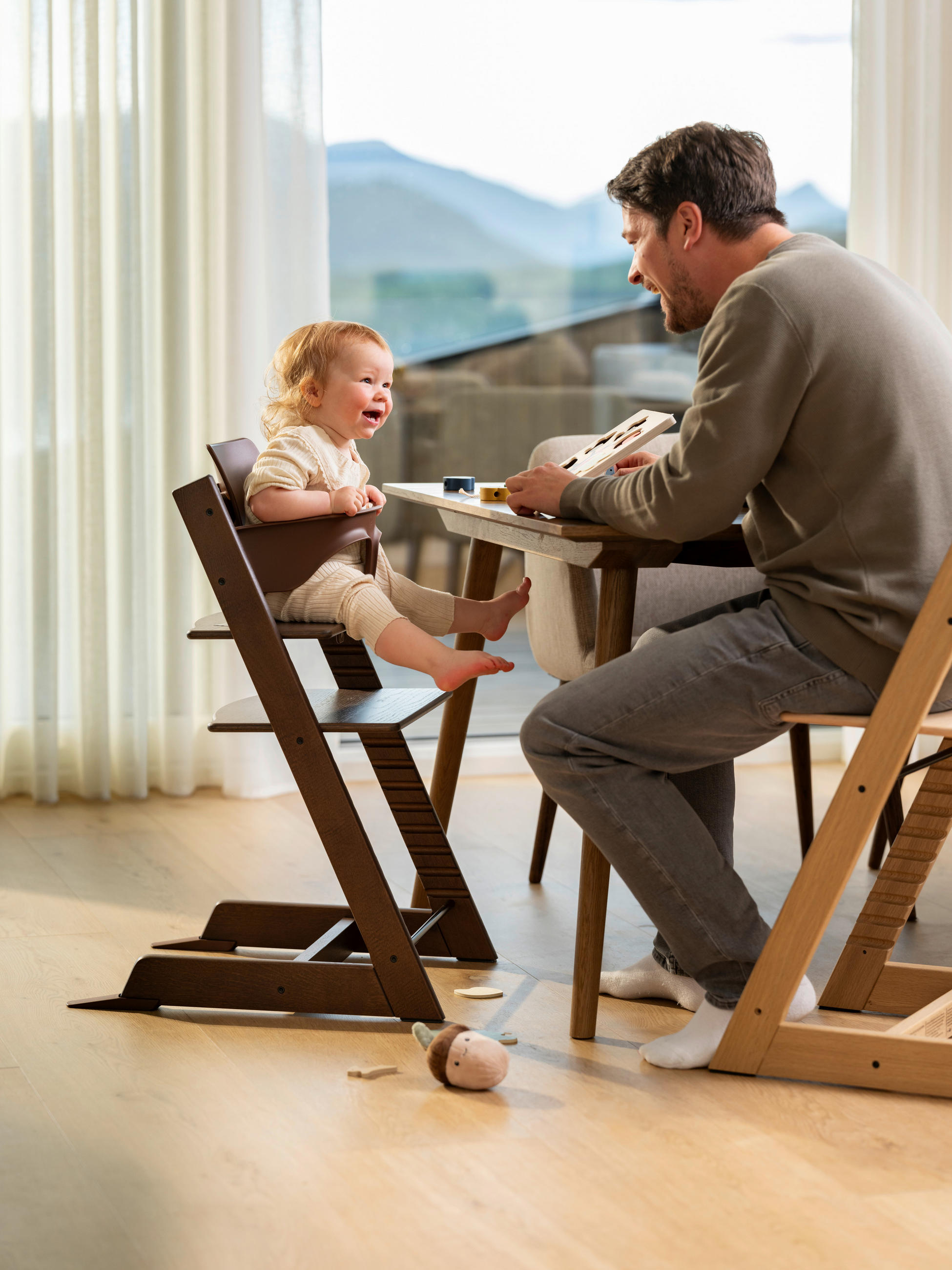 HOCHSTUHL Dunkelbraun Warm Brown  - Dunkelbraun, Basics, Holz (46/79/49cm) - Stokke
