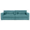 BIG SOFFA i manchester petrol  - petrol/svart, Klassisk, textil/plast (260/66/115cm) - MID.YOU