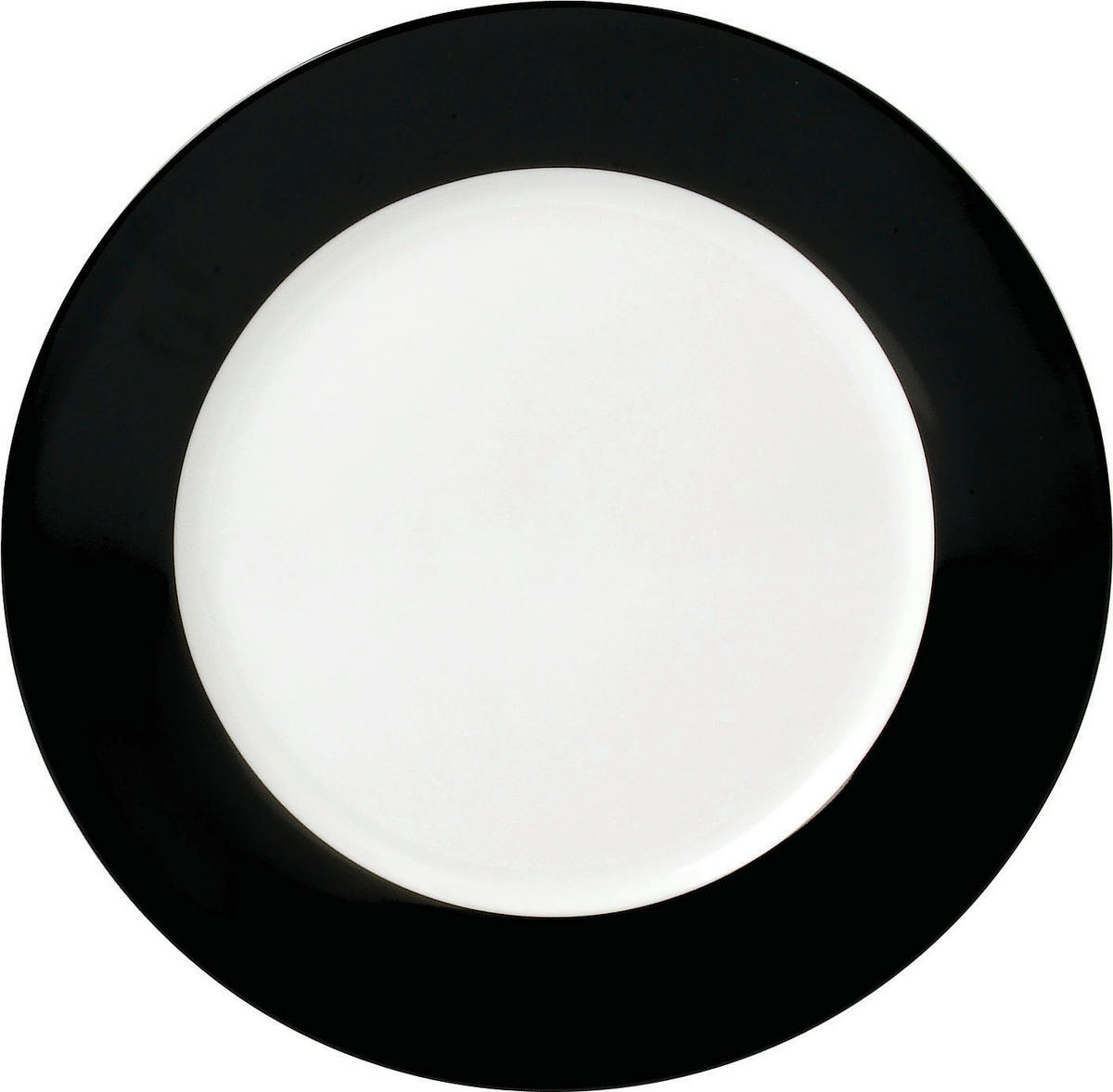 DESSERTTELLERSET VARIO 6-teilig  - Schwarz/Weiß, Basics, Keramik (20cm) - Van Well