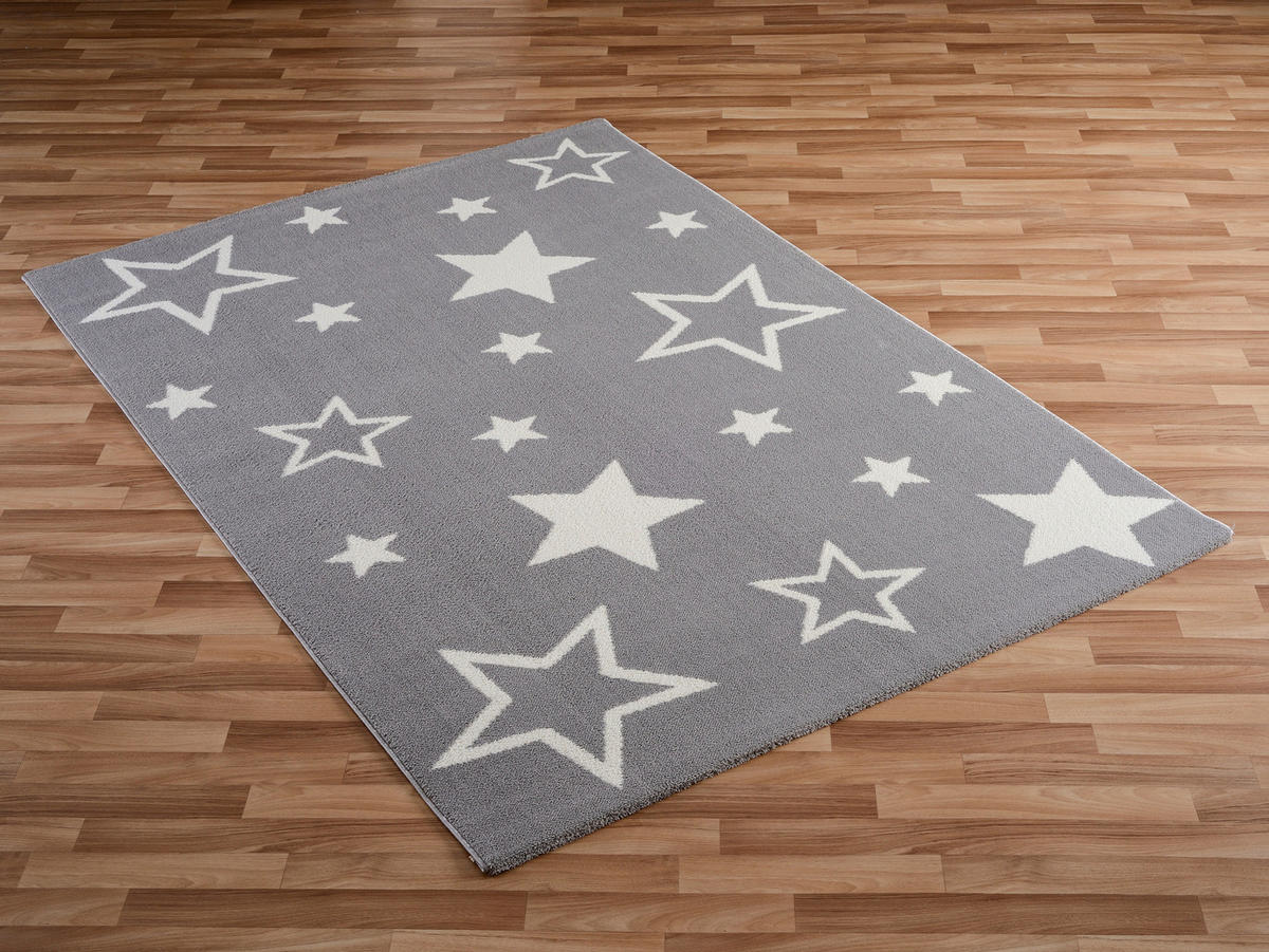 KINDERTEPPICH 65/130 cm  - Grau, Design, Textil (65/130cm) - Ben'n'jen