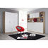 DREHTÜRENSCHRANK Eichefarben, Weiß - Eichefarben/Silberfarben, Design, Holzwerkstoff/Kunststoff (136/197/54cm) - Carryhome DREHTÜRENSCHRANK Eichefarben, Weiß - Eichefarben/Silberfarben, Design, Holzwerkstoff/Kunststoff (136/197/54cm) - Carryhome