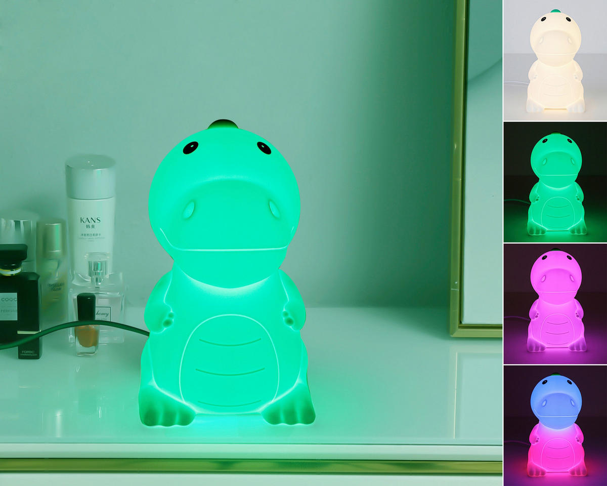 NOĆNO SVETLO - bela, Trendi, plastika (8,5/13,5/13,8cm) - Novel