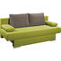 SCHLAFSOFA Webstoff Braun, Grün - Silberfarben/Braun, Design, Kunststoff/Textil (193/92/86cm) - CARRYHOME