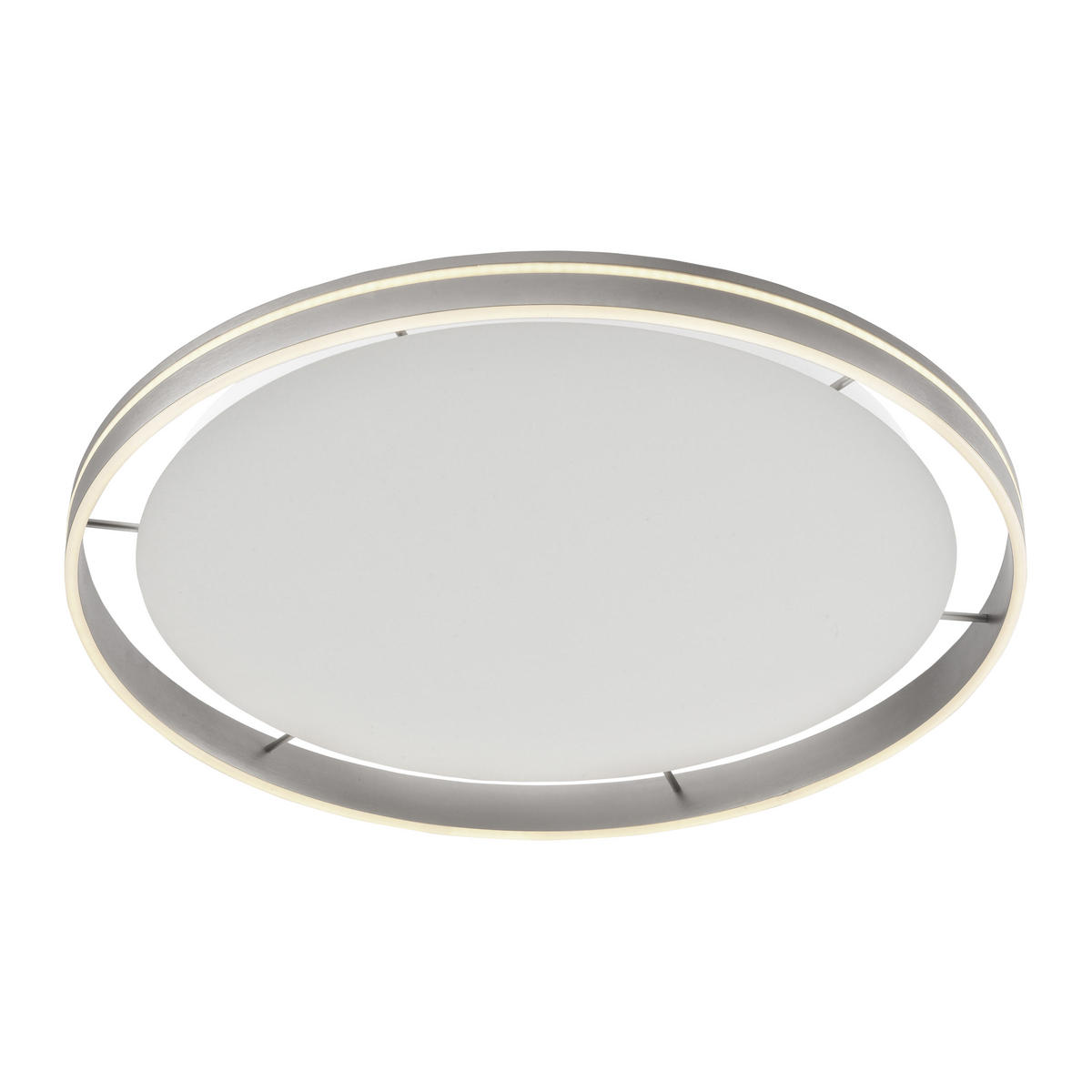 LED-DECKENLEUCHTE  Smart 79,4/8 cm   - Silberfarben, Design, Kunststoff/Metall (79,4/8cm) - Paul Neuhaus