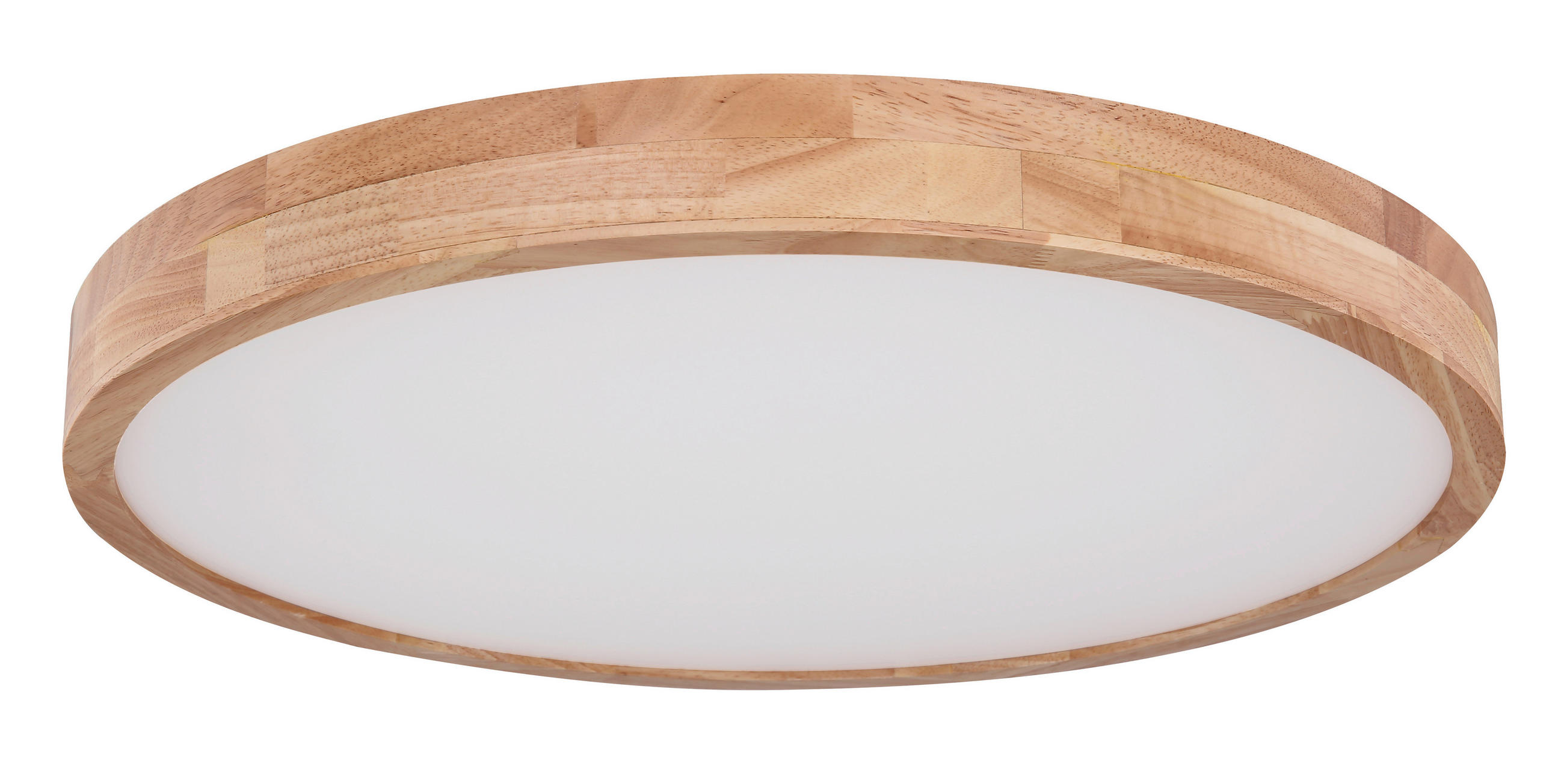 STROPNÉ LED SVIETIDLO, 60/10,5 cm  - biela/prírodná farba, Natur, kov/plast (60/10,5cm)