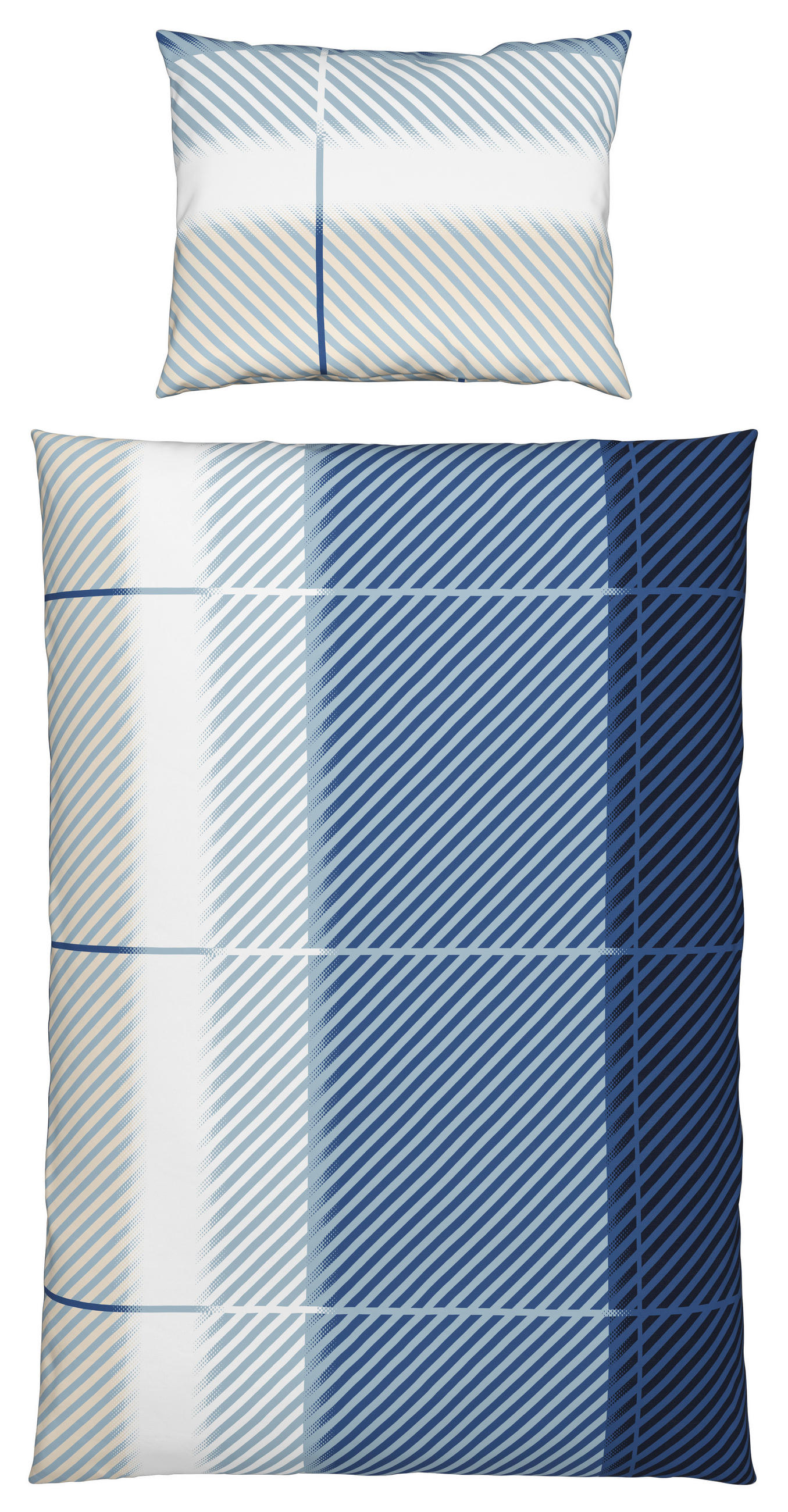 Bettwäsche 140x200 Cm Martha Mikrofaser Blau