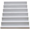 WANDREGAL 33,4/28,6/35,8 cm  - Weiss, Trend, Metall (33,4/28,6/35,8cm) - Ben'n'jen