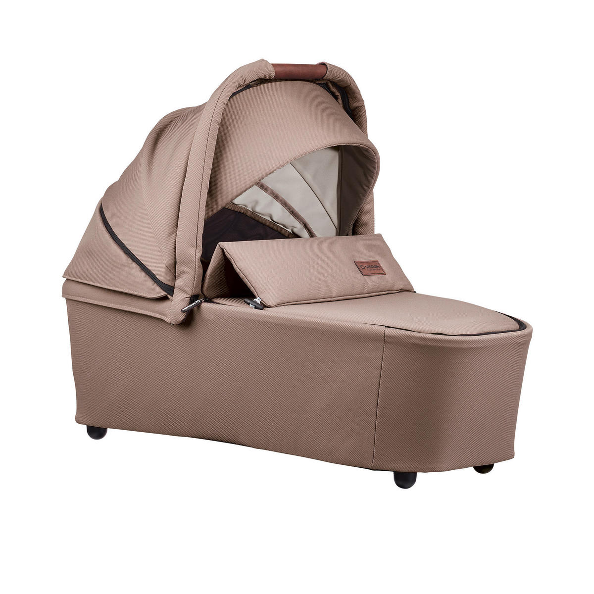 KINDERWAGENSET  FX4 Classic   - Dunkelbraun/Beige, Basics, Textil/Metall - Gesslein