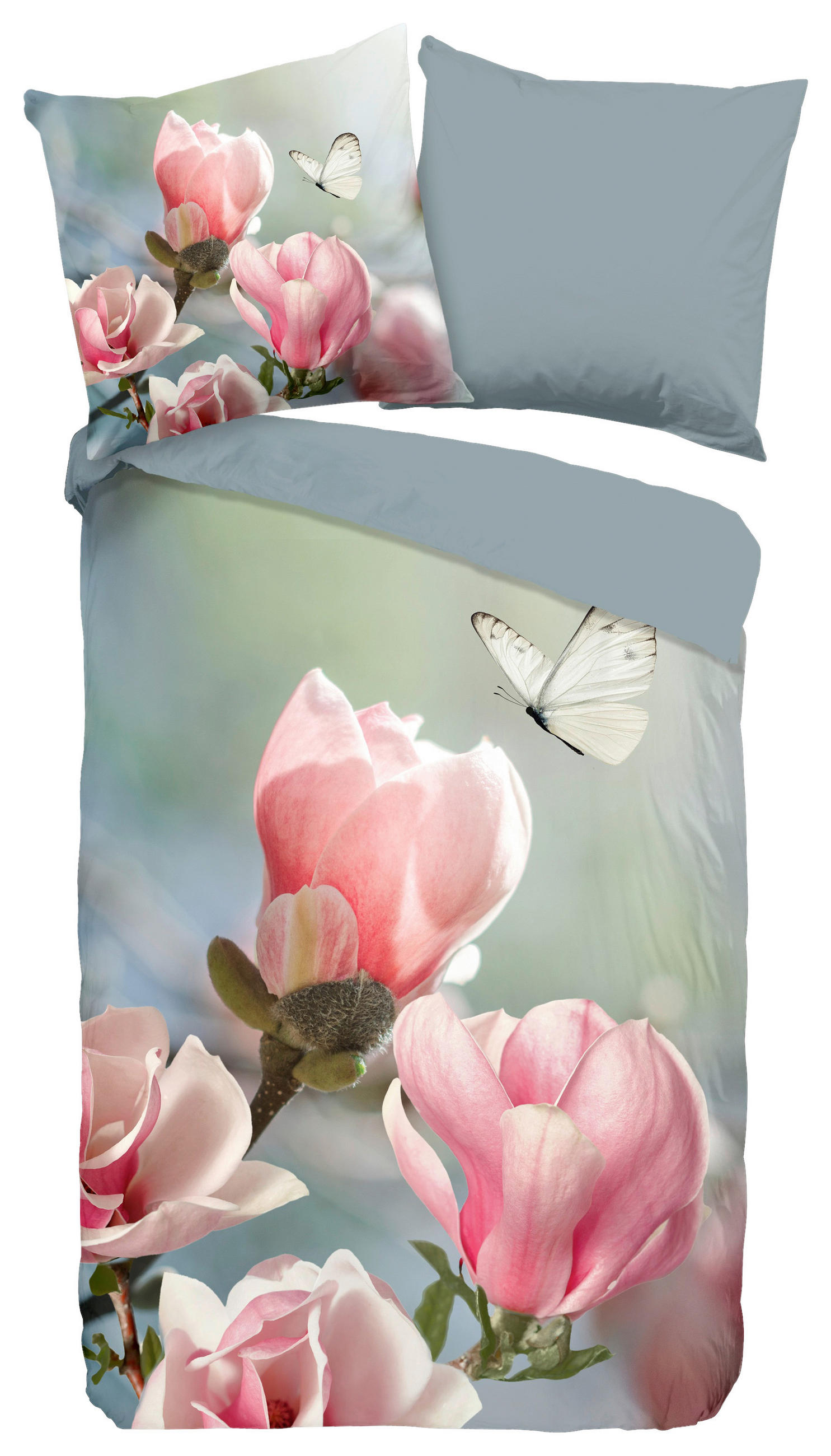 WENDEBETTWÄSCHE Close Renforcé 135/200 cm  - Multicolor, Natur, Textil (135/200cm)