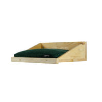 KATZEN-HÄNGESESSEL - Kieferfarben/Grün, Basics, Holz/Textil (40/28/15cm)