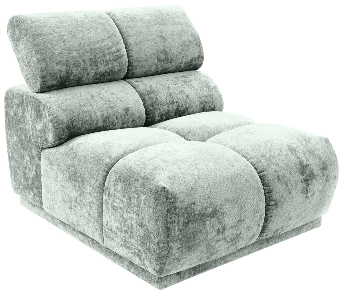 SOFAELEMENT Flachgewebe Hellblau  - Hellblau, MODERN, Textil (81/86/113cm) - MID.YOU