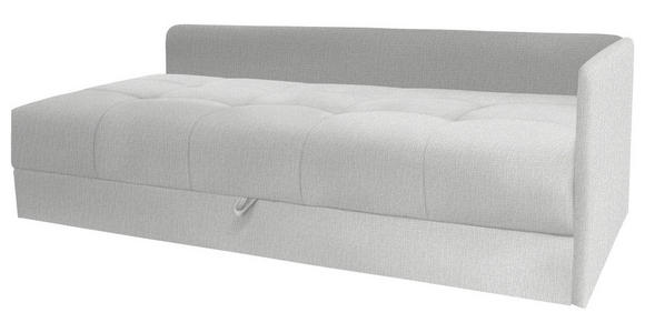 LIEGE in Velours Ecru - Ecru/Schwarz, KONVENTIONELL, Kunststoff/Textil (205/80/125cm) - Xora