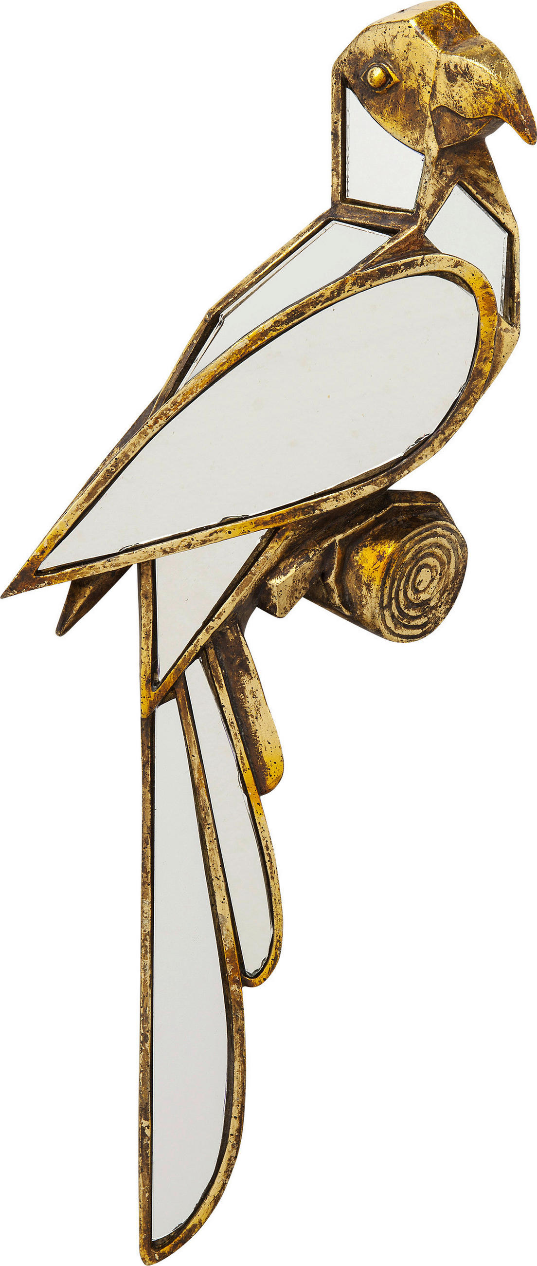 WANDDEKO    - Goldfarben, LIFESTYLE, Glas/Kunststoff (15/43/3,2cm) - Ambia Home