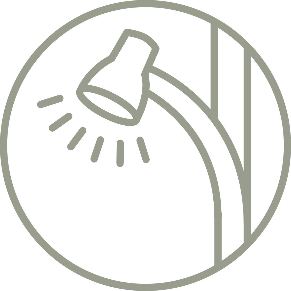 STEHLEUCHTE 42/21/180 cm    - Silberfarben/Weiß, Basics, Kunststoff/Metall (42/21/180cm) - Boxxx