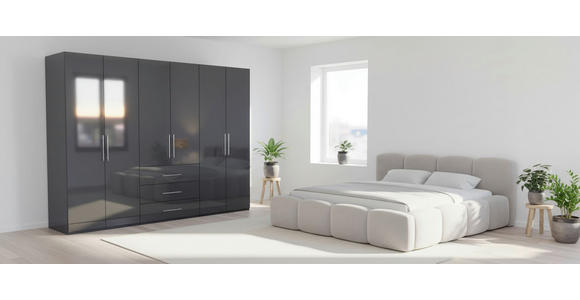 POLSTERBETT Lattenrost, Bettkasten Weiß 160/200 cm  - Schwarz/Weiß, Design, Holz/Textil (160/200cm) - Carryhome